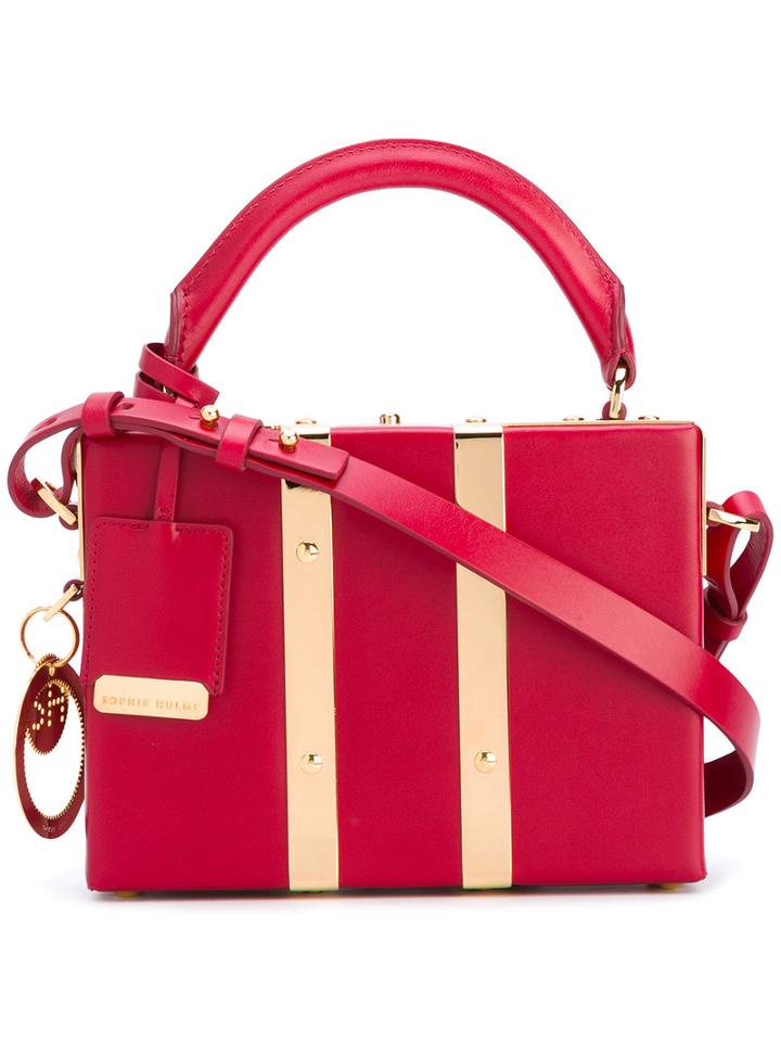 Sophie Hulme - Mini Structured Tote - Women - Calf Leather - One Size, Red, Calf Leather