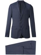 Gucci - Monaco Selvage Checked Suit - Men - Cupro/wool - 48, Blue, Cupro/wool
