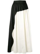 Mara Hoffman Monochrome High Rise Maxi Skirt - Black