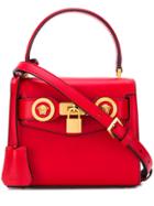 Versace Medusa Lock Tote - Red