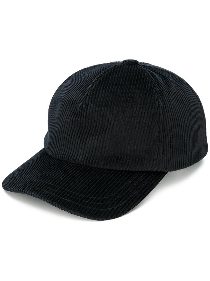 Isabel Marant Corduroy Baseball Cap - Black