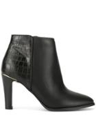 Loveless High Heel Ankle Boots - Black