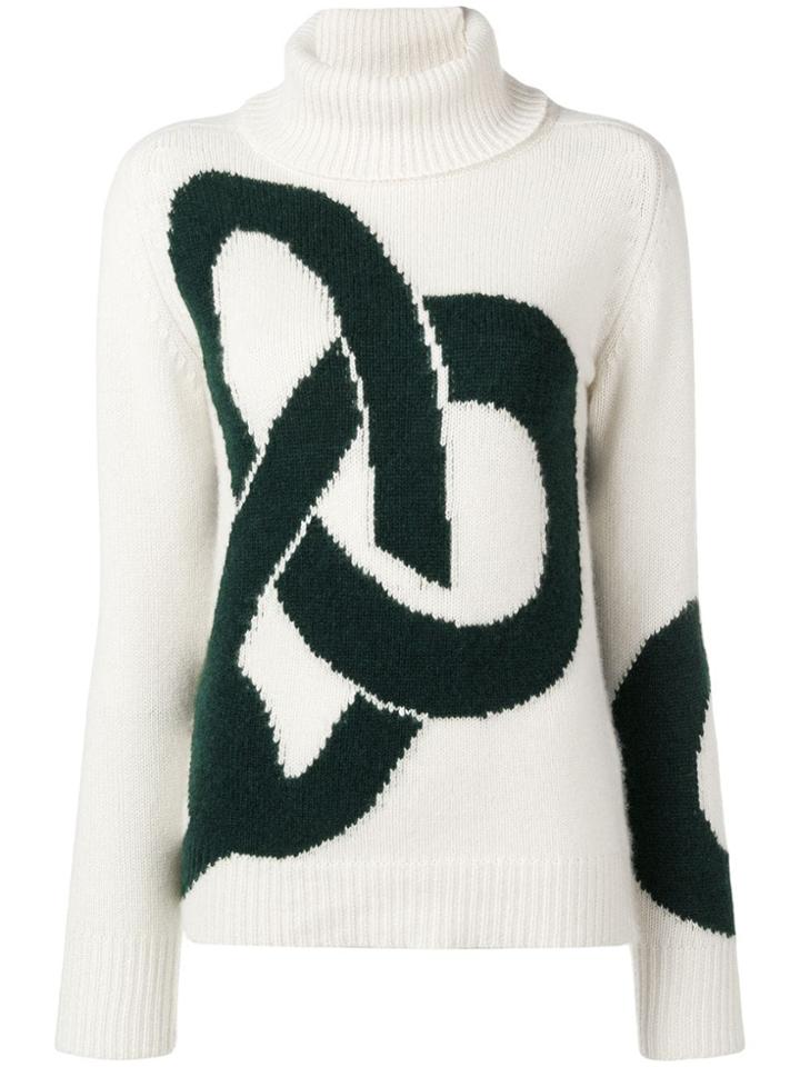 Victoria Beckham Turtle Neck Jumper - White