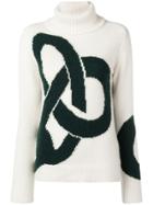 Victoria Beckham Turtle Neck Jumper - White