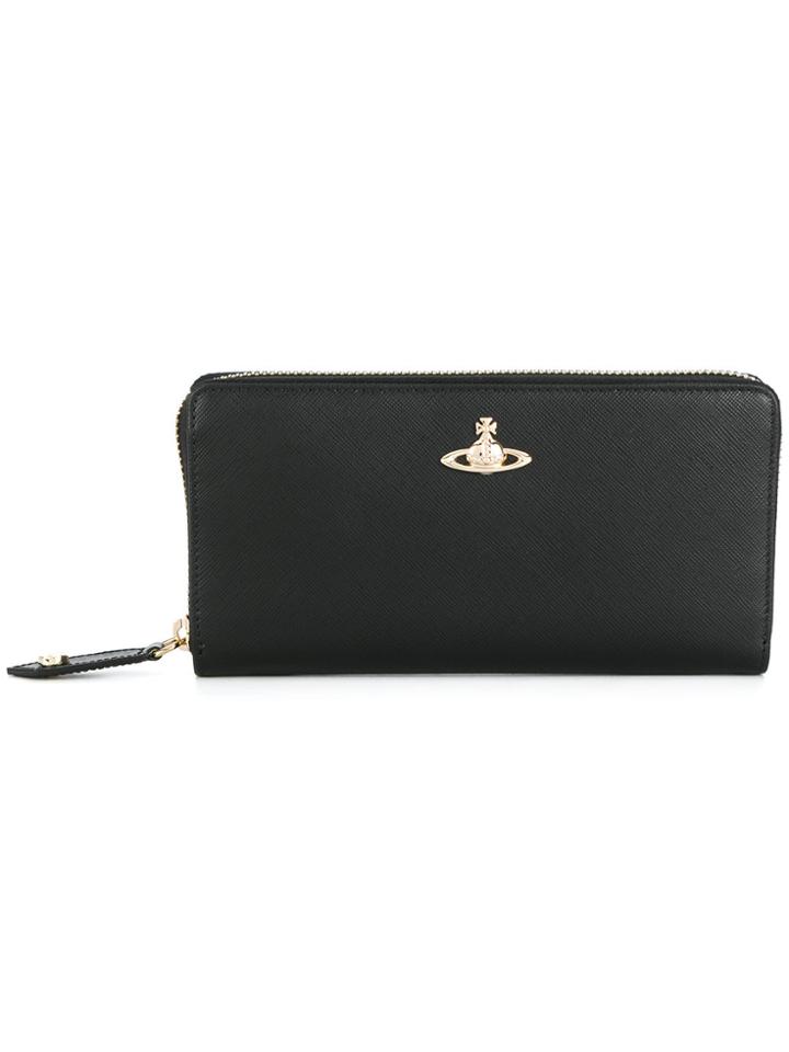 Vivienne Westwood Zip Around Wallet - Black