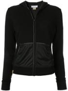 Monreal London Velvet Hoodie - Black