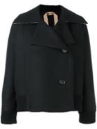 No21 Oversized Jacket, Women's, Size: 42, Black, Wool/cashmere/polyamide/rayon
