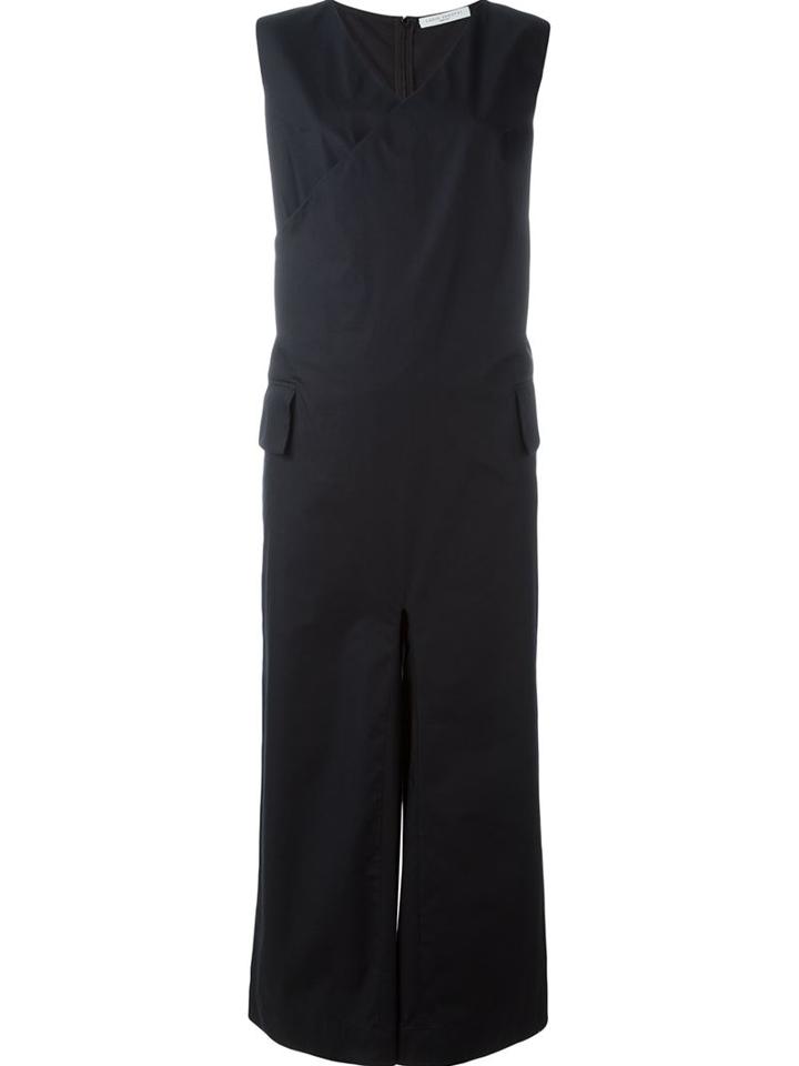Lucio Vanotti Sleeveless Pocket Detail Jumpsuit, Women's, Size: 3, Black, Cotton