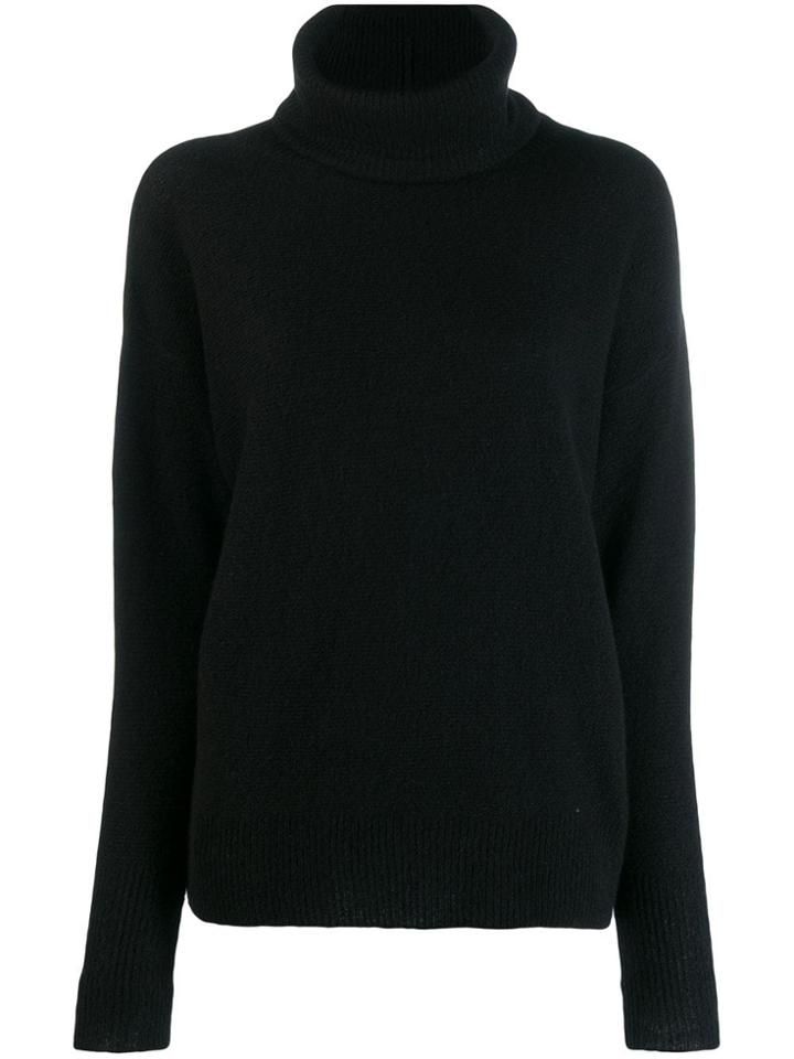 Maison Ullens Roll Neck Jumper - Black