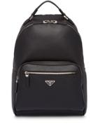 Prada Saffiano Leather Backpack - Black