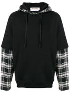 1017 Alyx 9sm Checked Panels Hoodie - Black