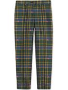 Burberry Kids Jacquard Check And Equestrian Knight Tuxedo Trousers -
