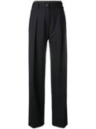 Victoria Victoria Beckham Logo Detail Trousers - Black