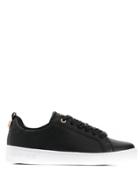 Roberto Cavalli Flat Lace-up Sneakers - Black