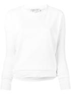 Io Ivana Omazic Crew Neck Sweater, Women's, Size: Medium, White, Cotton/polyamide/spandex/elastane/viscose