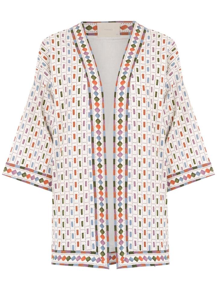 Framed Nairóbi Kimono - White