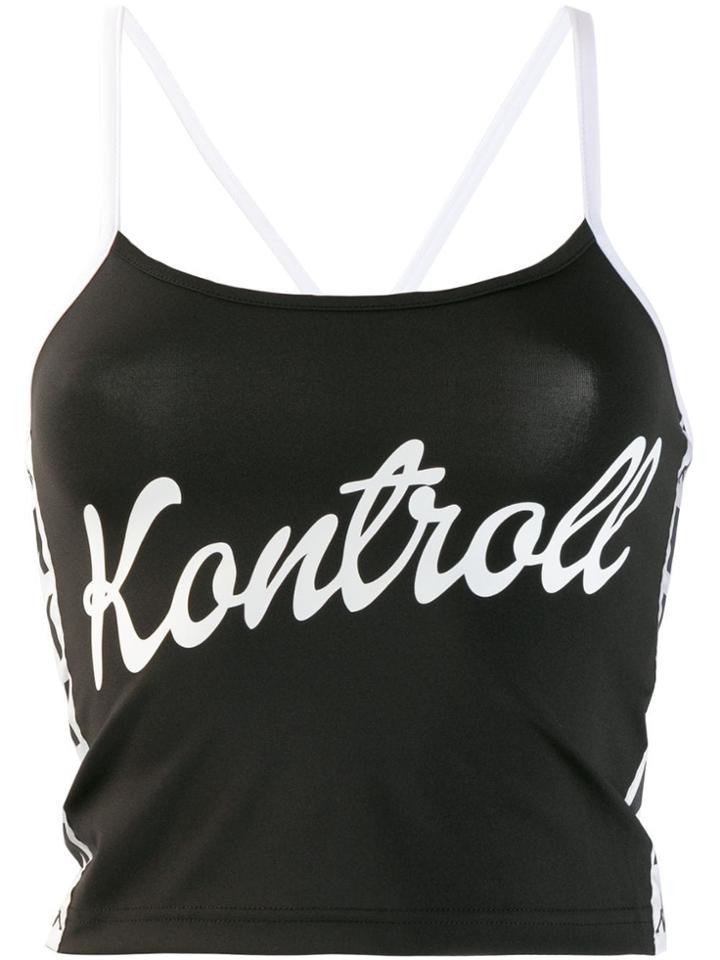 Kappa Logo Tape Top - Black