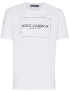 Dolce & Gabbana Box Logo T Shirt - White
