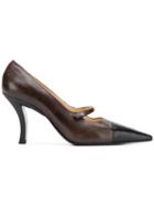 Chanel Pre-owned 2000's Pointed Pumps - Brown