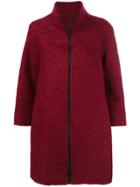 Gianluca Capannolo Zipped Coat - Pink & Purple