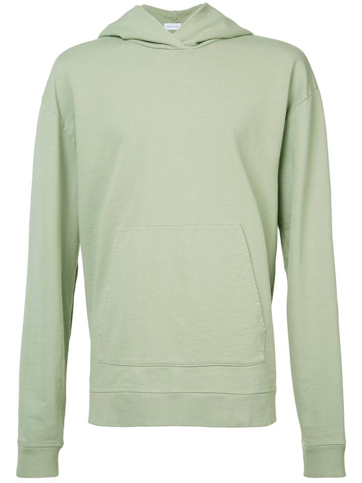 John Elliott - Oversized Cropped Hoodie - Men - Cotton - S, Green, Cotton