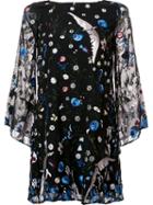 Alice+olivia Structured Sleeves Short Dress