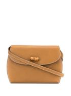 Gucci Pre-owned Bamboo Line Cross Body Bag - Brown