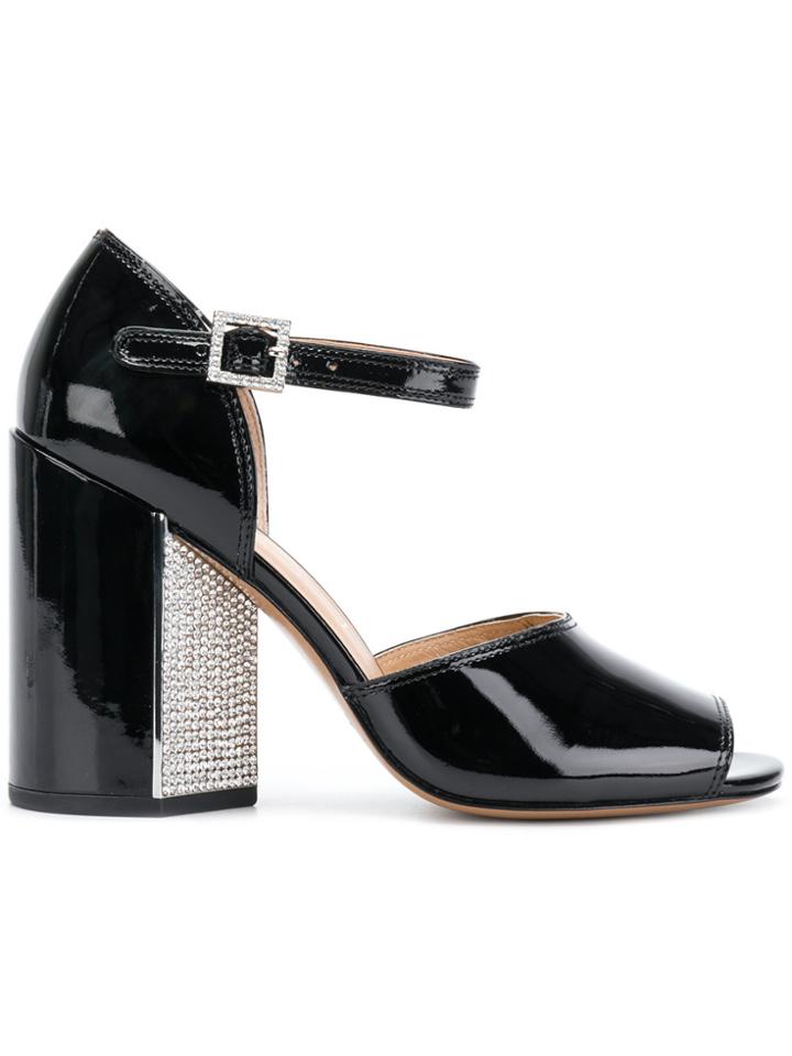Marc Jacobs Kasia Crystal-embellished Sandals - Black