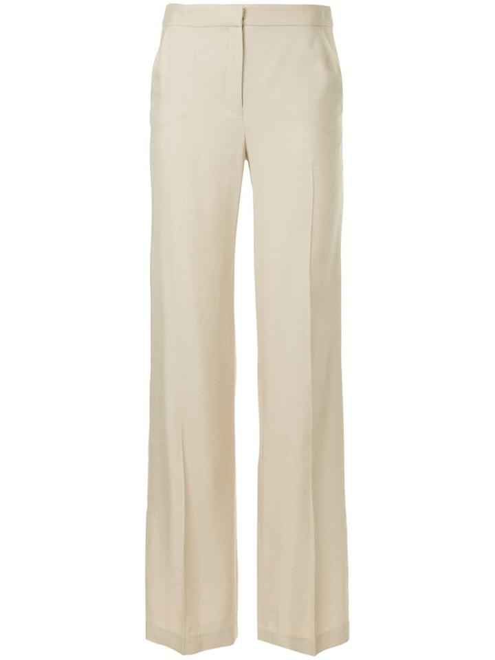 Bianca Spender Bootleg Trousers - Nude & Neutrals