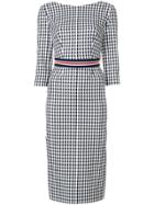 P.a.r.o.s.h. Gingham-print Dress - Blue