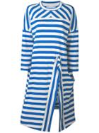 Sonia Rykiel Oversized Slit Sweatshirt - Blue
