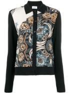 Salvatore Ferragamo Floral Print Cardigan - Blue