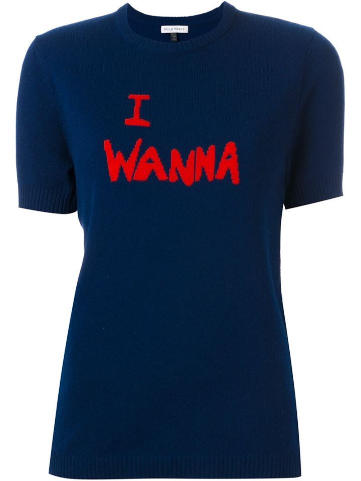 Bella Freud 'i Wanna' Knitted T-shirt