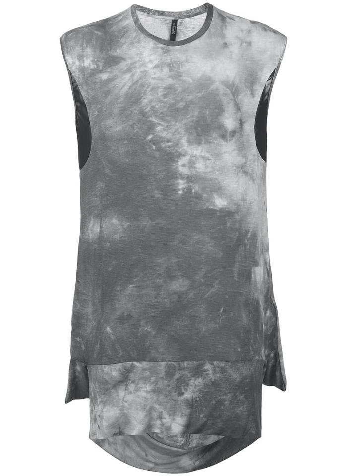 Tom Rebl - Dyed Tank Top - Men - Polyester/spandex/elastane/viscose - L, Black, Polyester/spandex/elastane/viscose