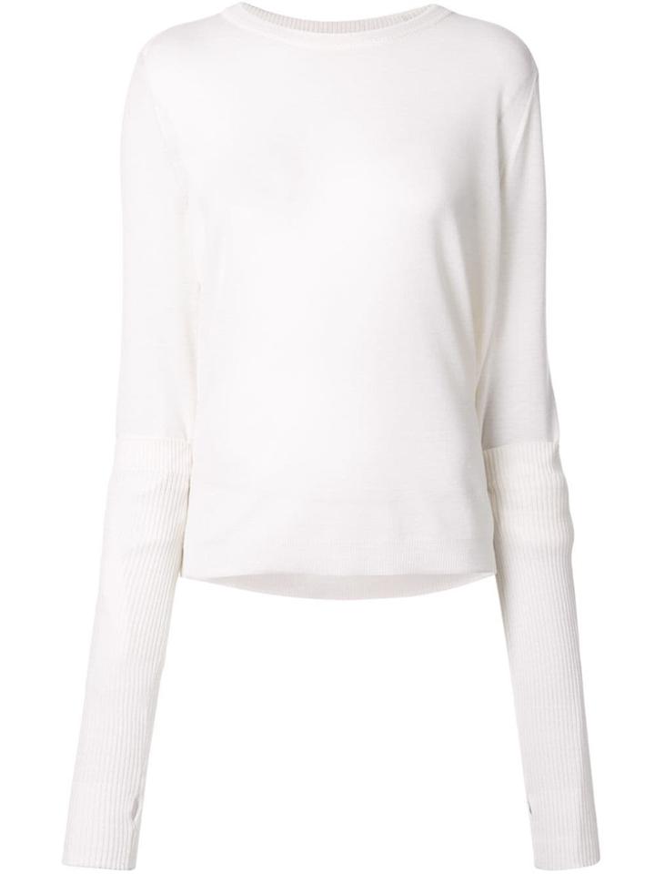 Juun.j Knit Extended Sleeve Sweater - Yellow