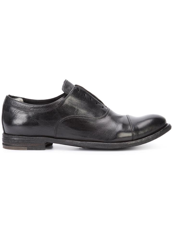 Officine Creative Lexikon Laceless Oxfords - Black