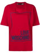 Love Moschino Box Logo T-shirt - Red