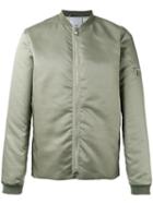 Won Hundred Zip Up Bomber Jacket, Men's, Size: 48, Green, Polyamide/viscose