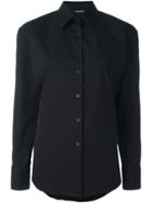 Neil Barrett Classic Button Down Shirt, Women's, Size: Xs, Black, Cotton/polyamide/spandex/elastane