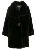 Issey Miyake Vintage Faux-fur Oversize Coat - Brown