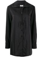 Lemaire Zipped Shirt - Black