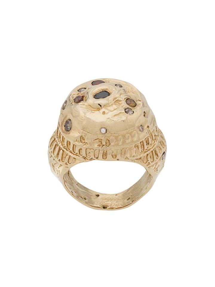 Ellis Mhairi Cameron 14kt Yellow Gold Xi Origins Mixed Coloured
