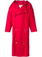 Jc De Castelbajac Vintage Hooded Oversized Coat, Adult Unisex, Size: 2, Red