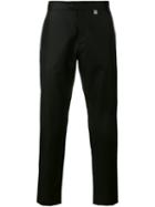 Christopher Kane Contrast Trim Tailored Trousers, Men's, Size: 48, Black, Cotton/viscose