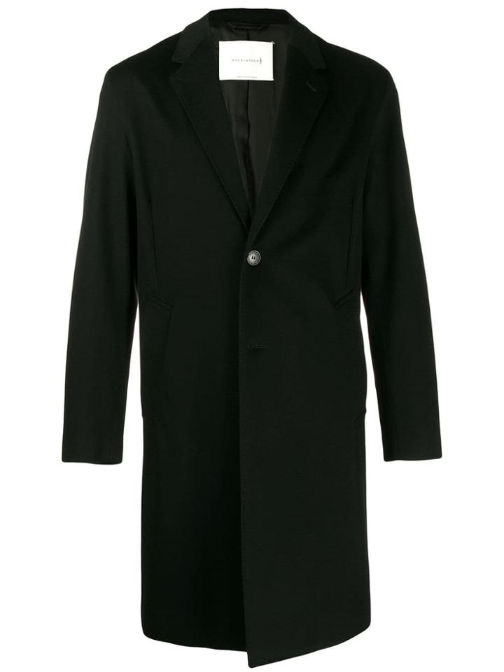 Mackintosh Stanley Black Cashmere Storm System Coat Gm-1007f