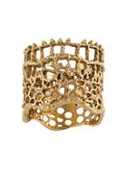 Aurelie Bidermann Dentelle Bague Ring - Metallic