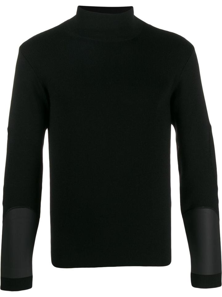 1017 Alyx 9sm Panelled Mock Neck Sweatshirt - Black