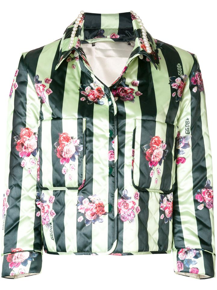 Golden Goose Deluxe Brand Printed Jacket - Green