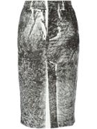 Mcq Alexander Mcqueen Trompe L'oeil Print Pencil Skirt