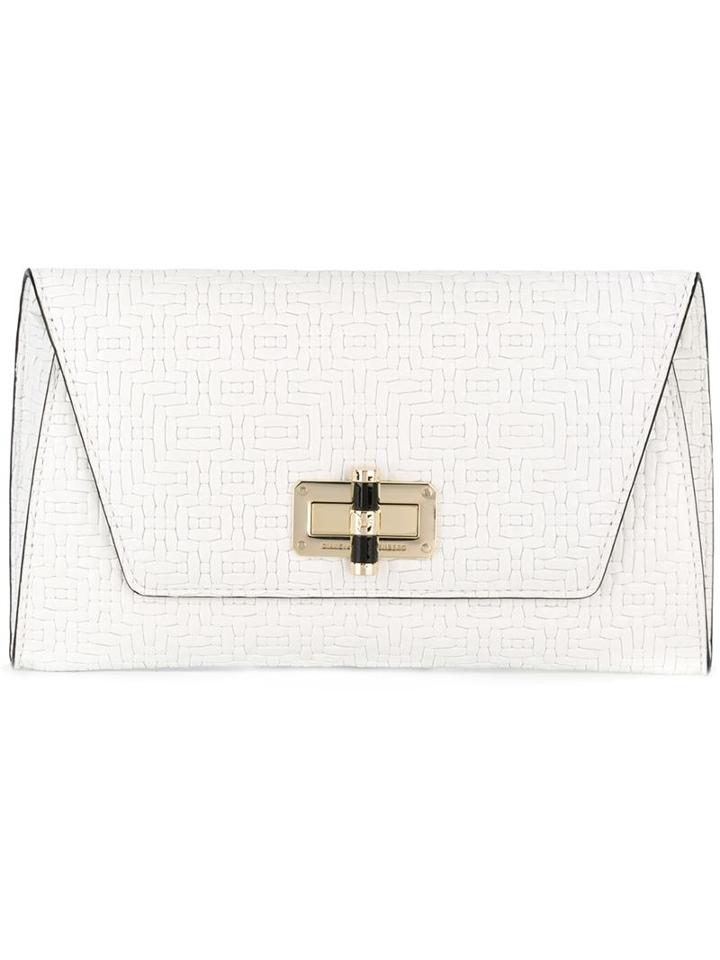 Diane Von Furstenberg '440' Basket Weave Effect Clutch